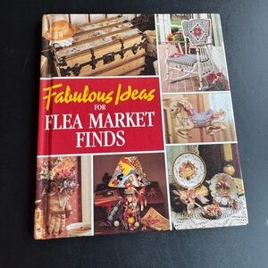 Fabulous Ideas for Flea Market Finds — Decorative Coffee Table Book (Red Cover)